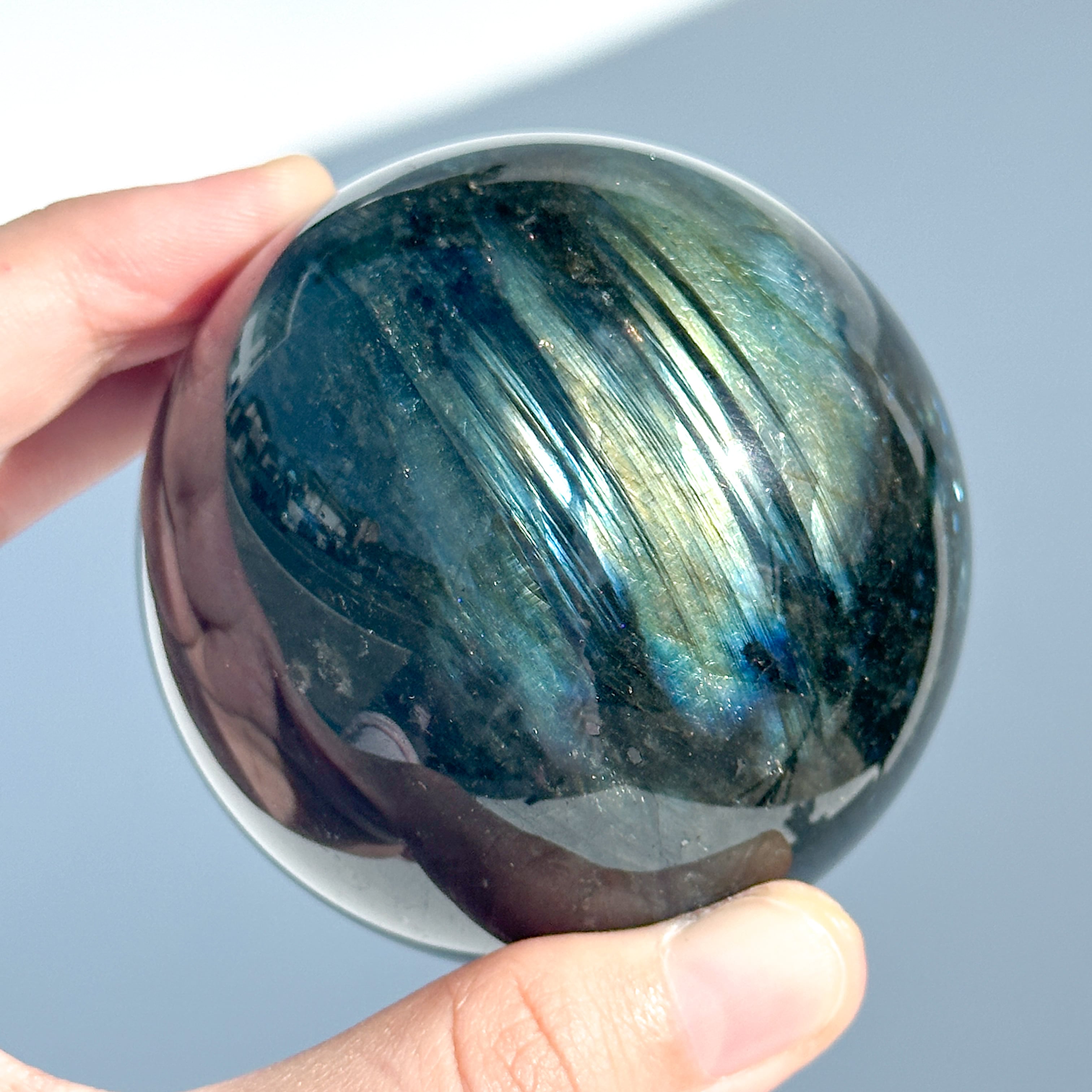 ラブラドライト スフィア ◇Labradorite◇天然石・鉱物・パワーストーン Bigラブラドライト スフィア 93◇ Labradorite ◇天然石・鉱物