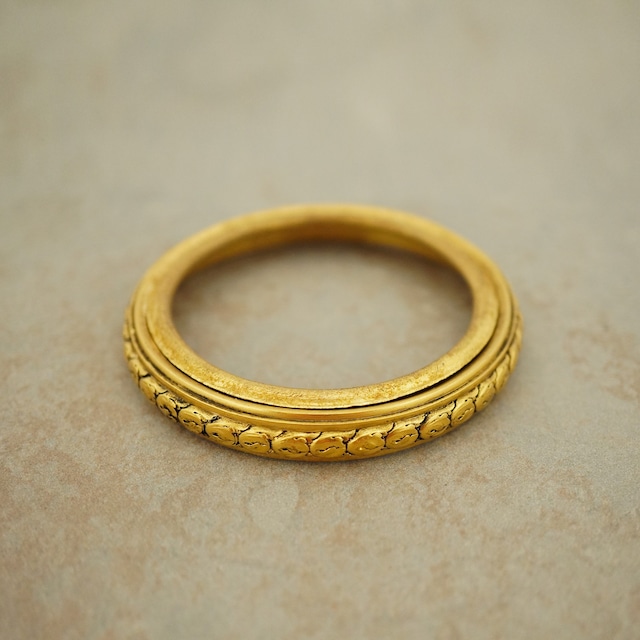 【FRENCH ANTIQUE】ANTIQUE GOLD BANGLE