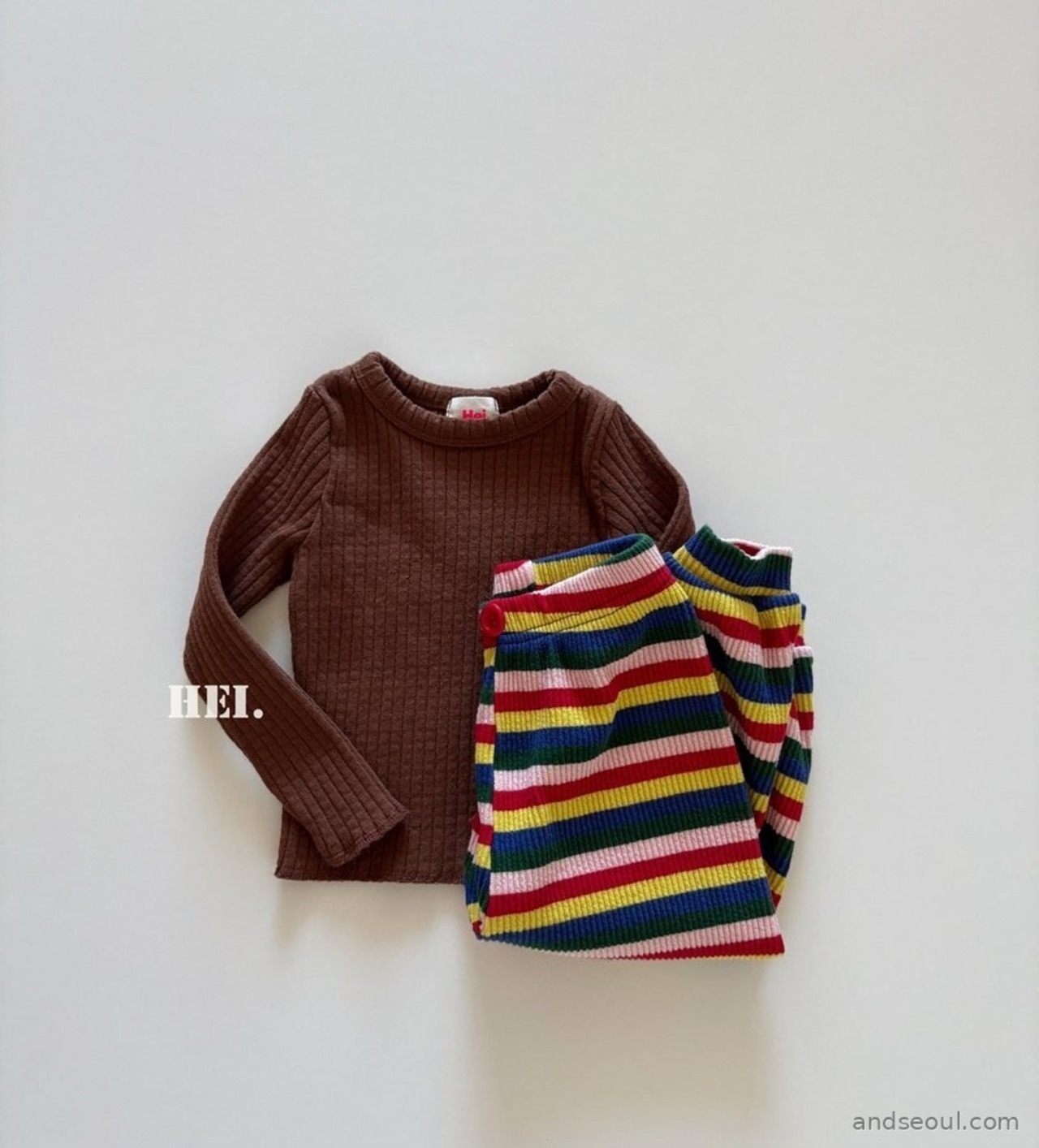韓国子供服 / 26Autumn / 〖取寄〗Hei / カラフルパンツ / キッズ服 / カラフル服 / 秋服 *XS~XL*