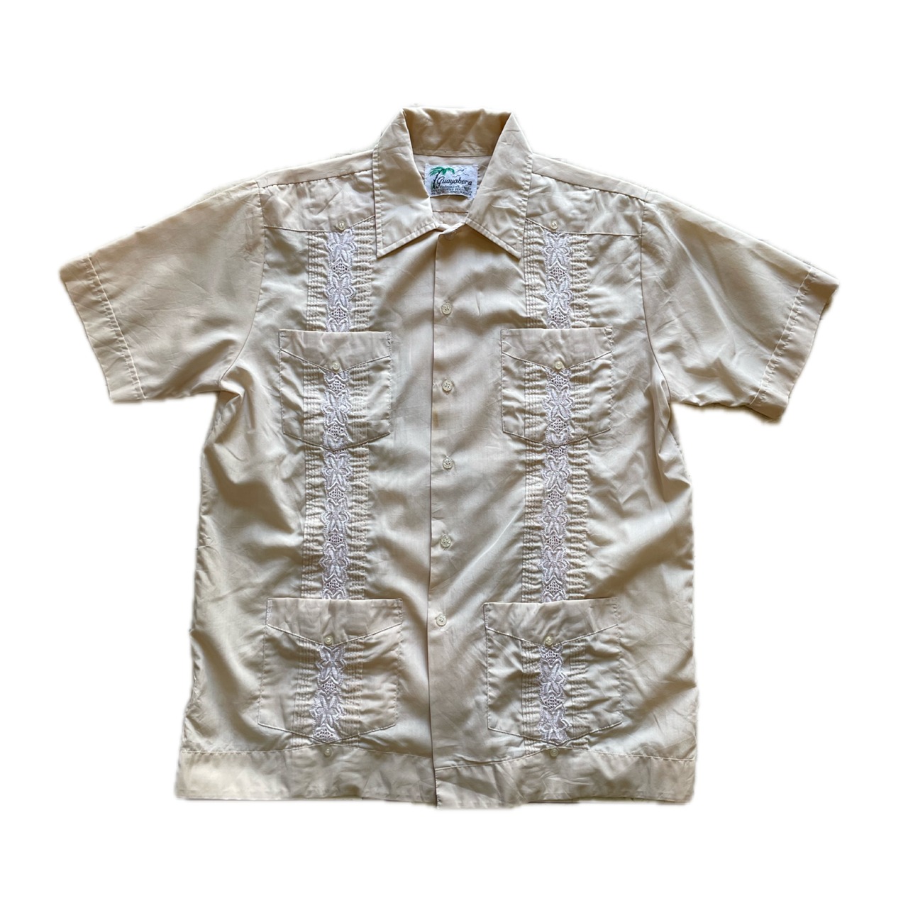 80〜90's Guayabera Cubashirt 古着 us古着 キューバシャツ 80〜90's Guayabera Cubashirt 古着 us古着 キューバシャツ