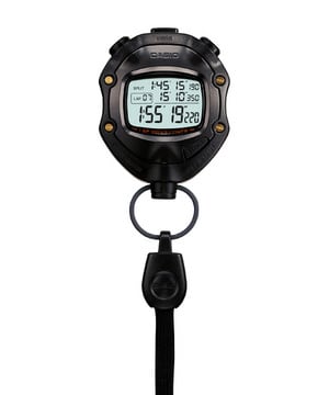 CASIO カシオ ストップウォッチ 5気圧防水機能 ブラック HS-80TW-1JH