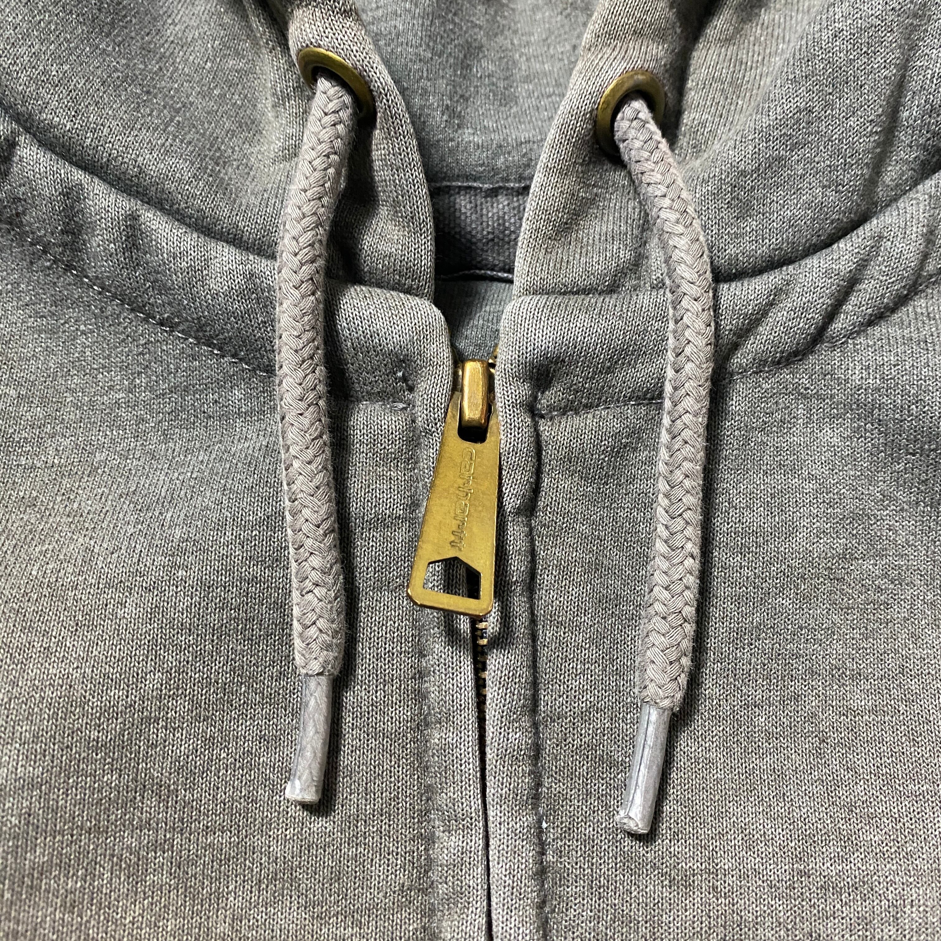 Size.XL】carhartt カーハート 刺繍企業ロゴ 最高フェード ダメージ