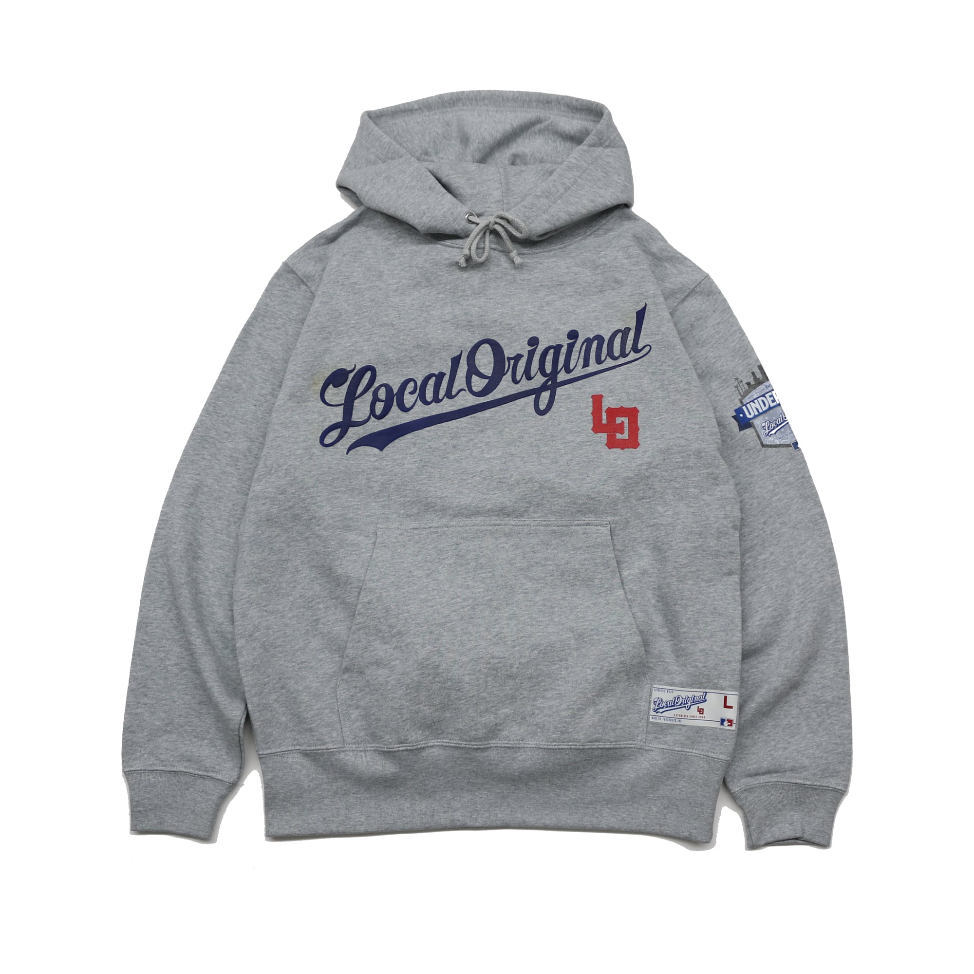 delCORDUROY BB LOGO SWEAT HOODIE CORDUROY BB LOGO SWEAT HOODIE