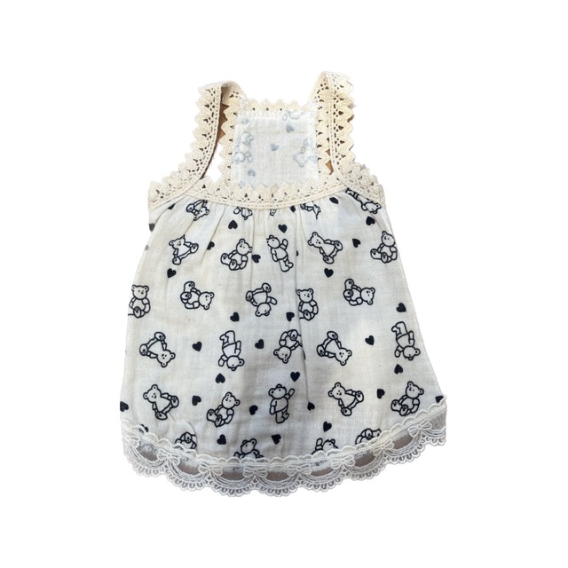 お花のオフショルダーキャミソール 小型犬用　夏用　洋服
