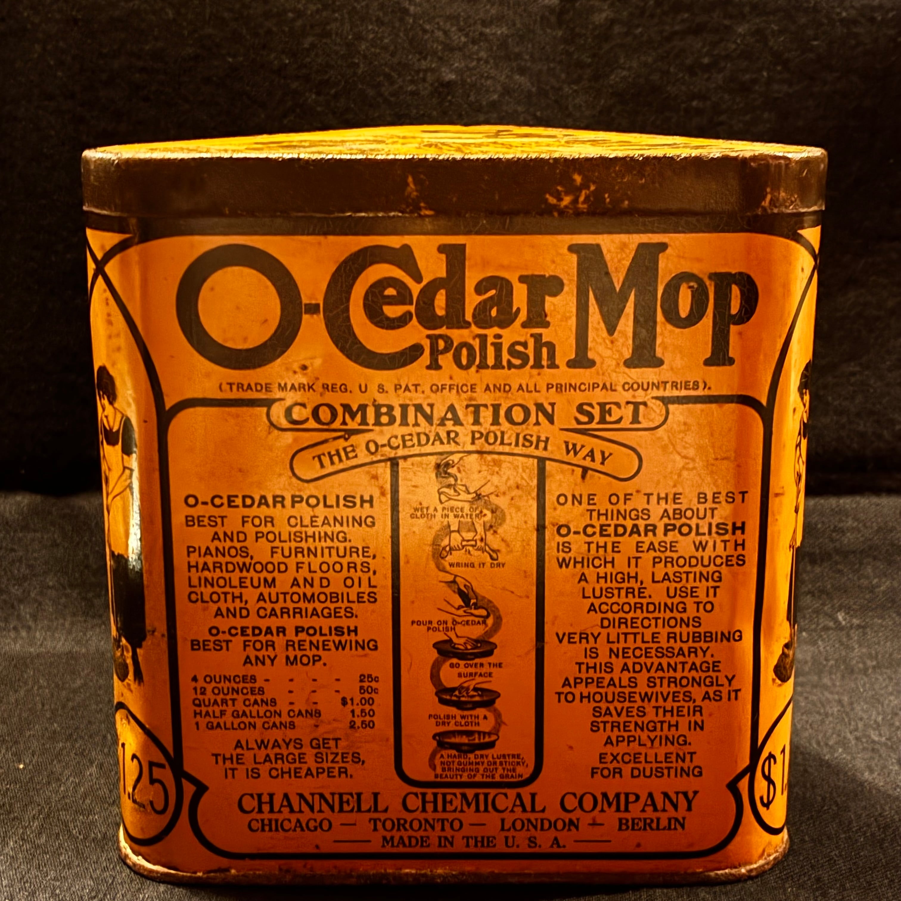 1910〜30's O-Cedar Mop 缶 T-407 | CANDY STORE ROCK