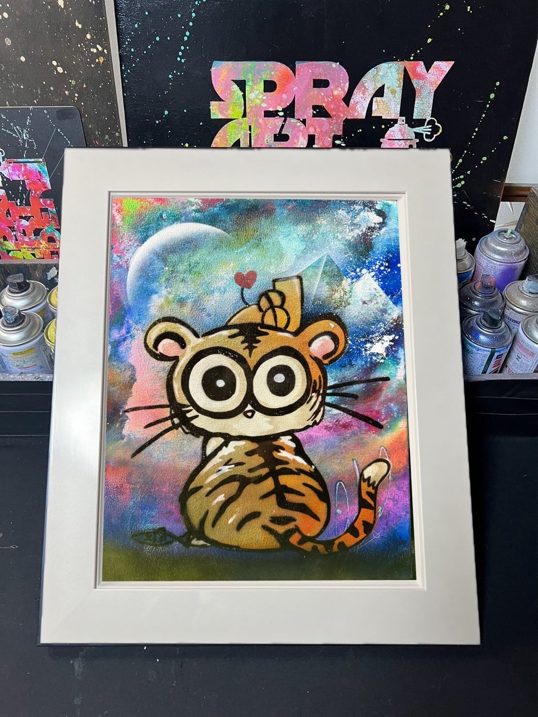原画 F6 キャンバス】ふっかー君作 | スプレーアートエデンショップ
