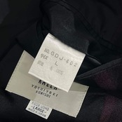 FICCE RAZZA YOSHIYUKI KONISHI フィッチェラッツァ チェック 2B テーラードジャケット L/パープル×ブラック メンズ