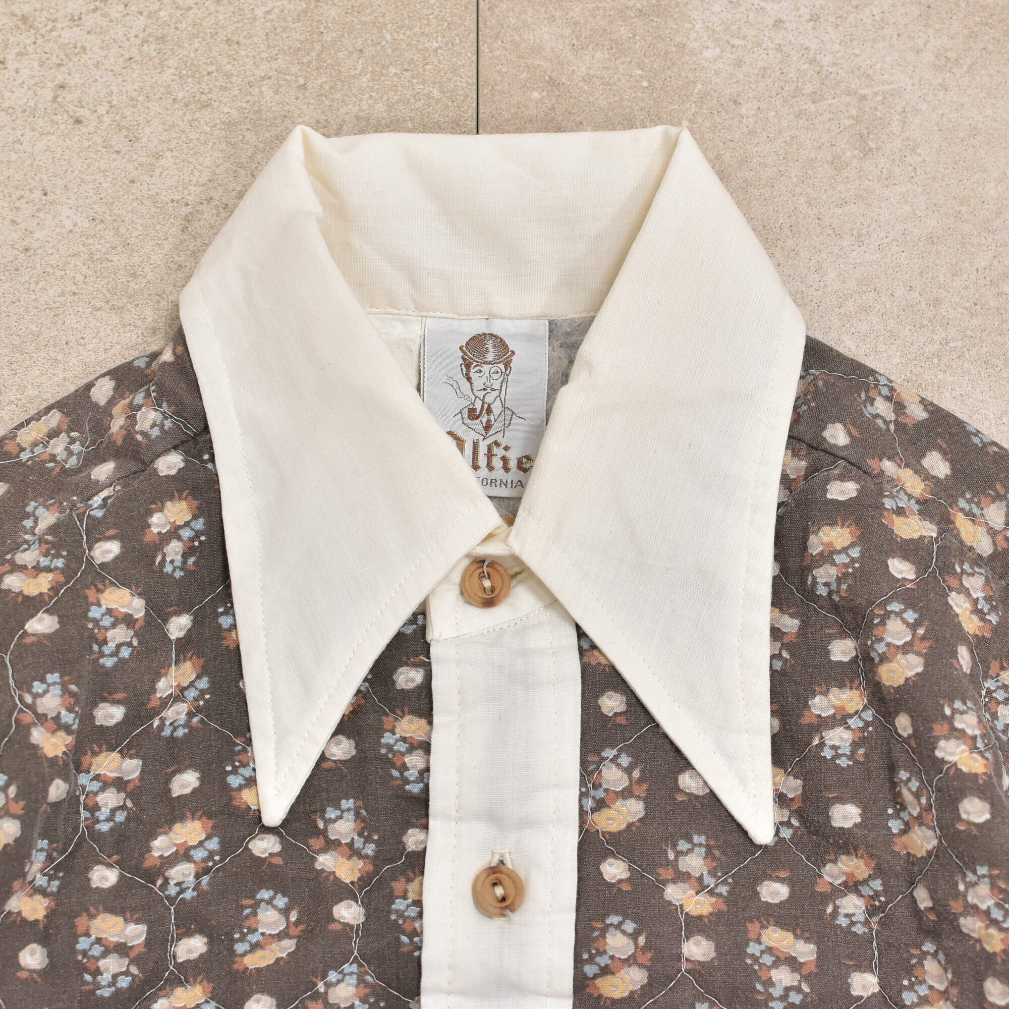 メンズ　70s Alfie CALIFORNIA design shirt 70s Alfie CALIFORNIA design shirt | 古着屋 grin days memory 【公式