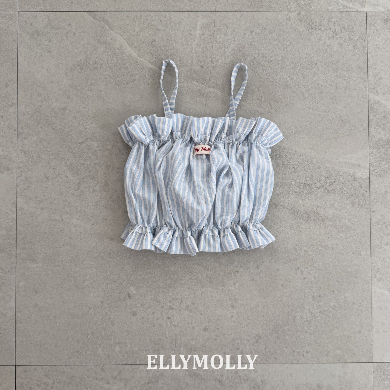 [ELLYMOLLY] Marenfrillbusse Tee +fee2 / [엘리몰리] 마렌프릴뷔스티에