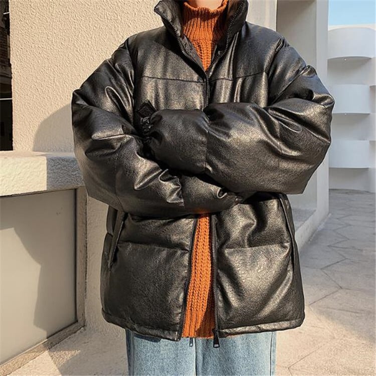 レザーダウンジャケット | emo.