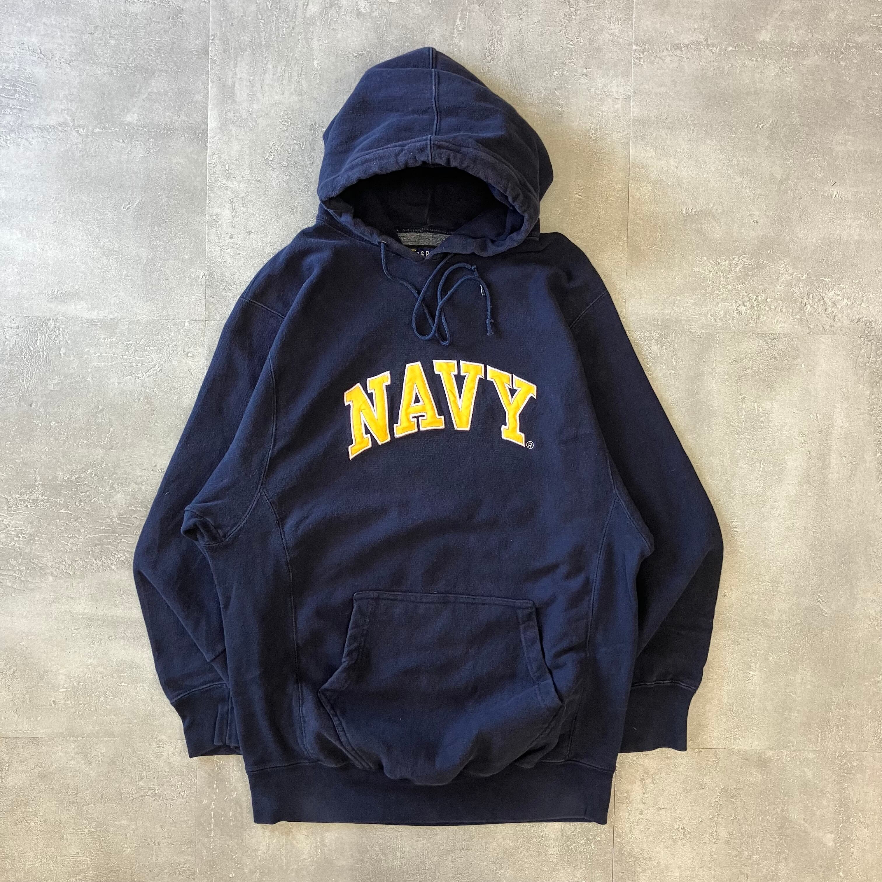 STEAVE&BARRY'S 90s リバースタイプ パーカー NAVY No.1623