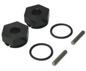 【新着特価】アルミ六角ハブ NEO ラジコンおもちゃ用/TP-644BK(7mm)