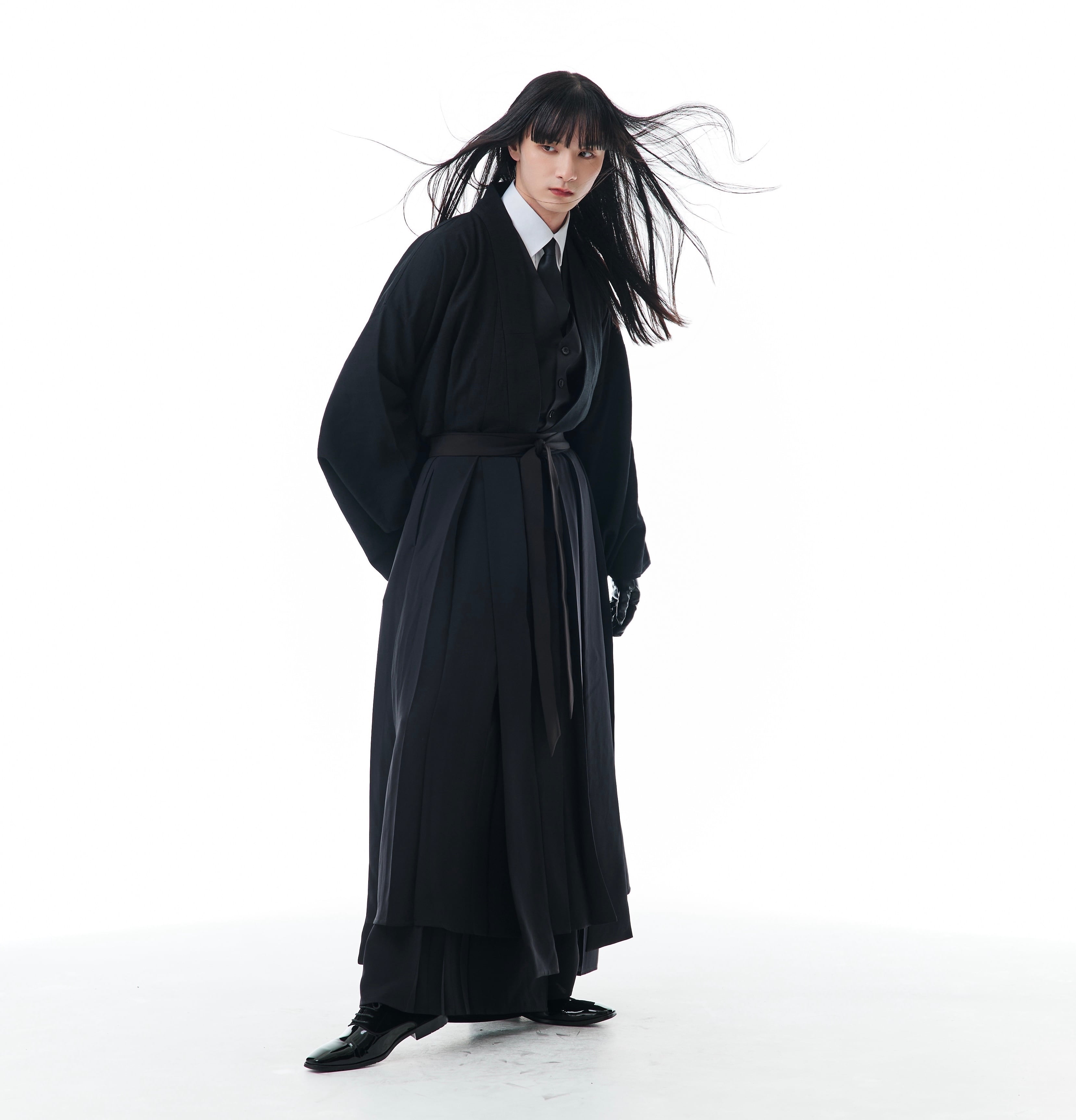 メンズ】2周年記念限定MISAMARU半着物 ブラック | MISAMARU