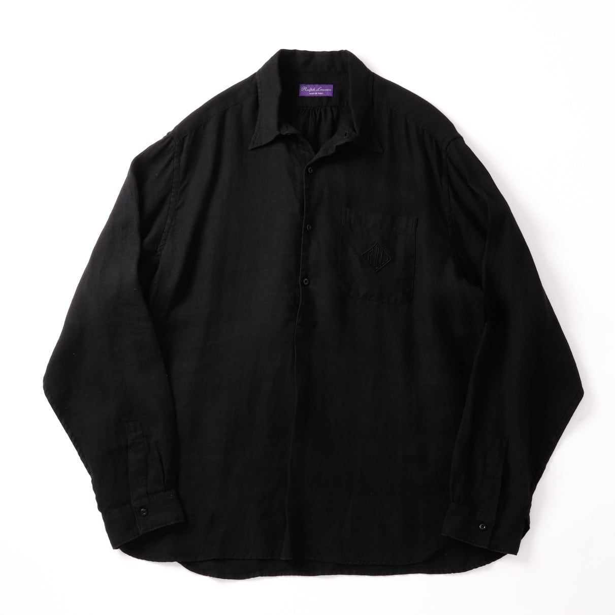 定価10万】Ralph Lauren Purple Label special linen shirt made in