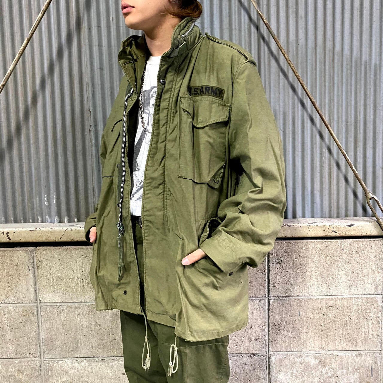 69年納品 60年代 U.S.ARMY 米軍実品 M-65 ミリタリー フィールド 
