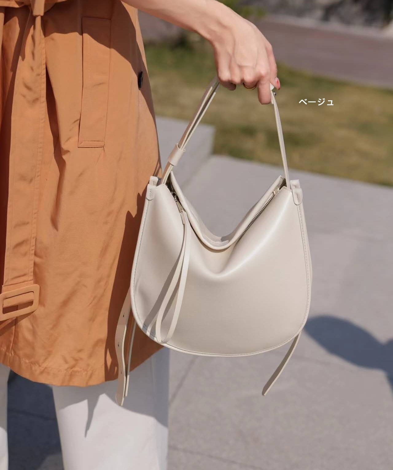 質感♢牛革ショルダーバッグ ♢大容量設計 | miochic