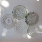 プレスガラス皿 "水紋"