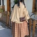 2色/フリルネックギャザーブラウス ・12275