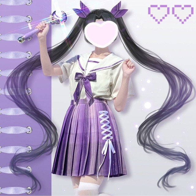 レースアップチェック柄スカート