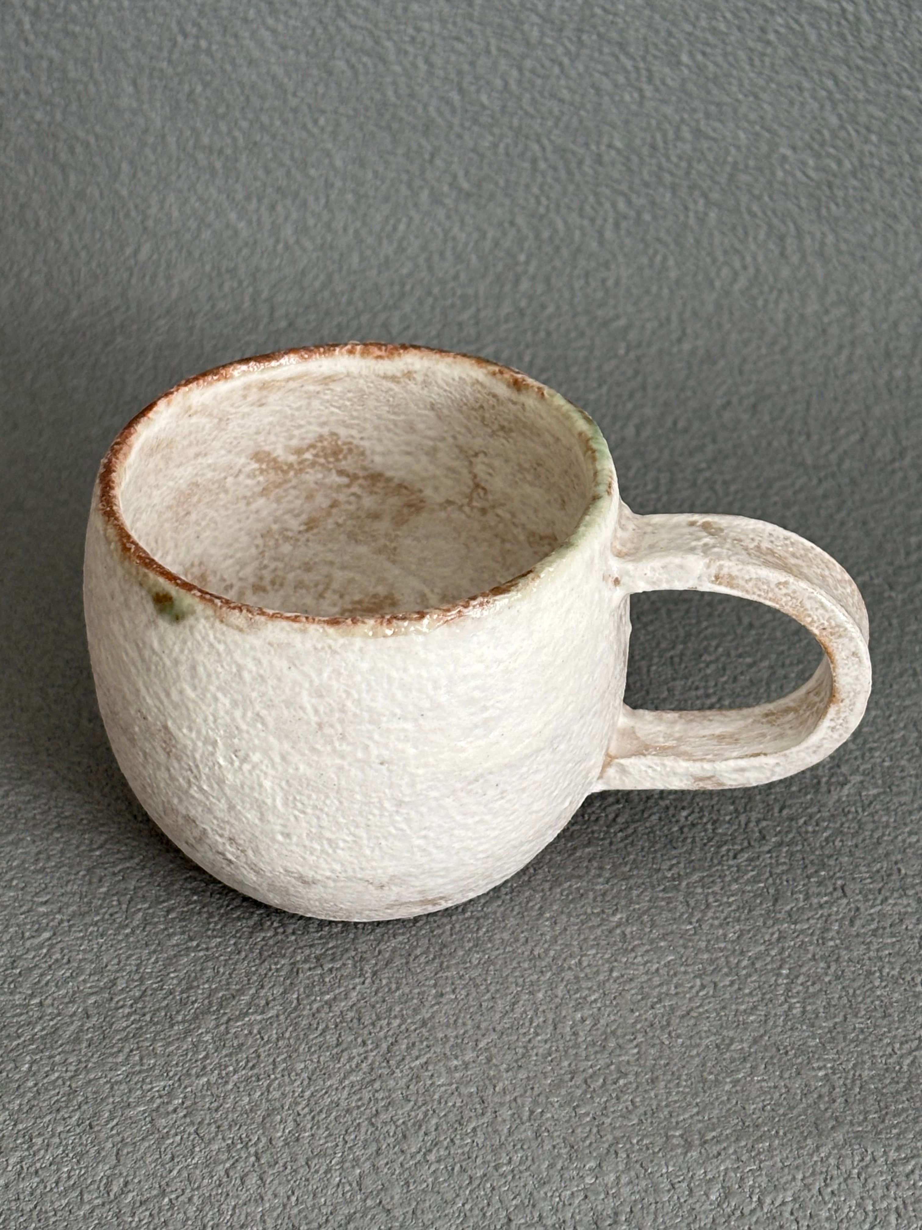 コーヒーカップ WF-4 白化粧 エメラルドグリーン | 茶虎堂 大雅