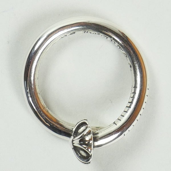 クロムハーツ　ネイルリングus6.5 Size【12号】 CHROME HEARTS クロム・ハーツ NAIL RING CRSBL SILVER