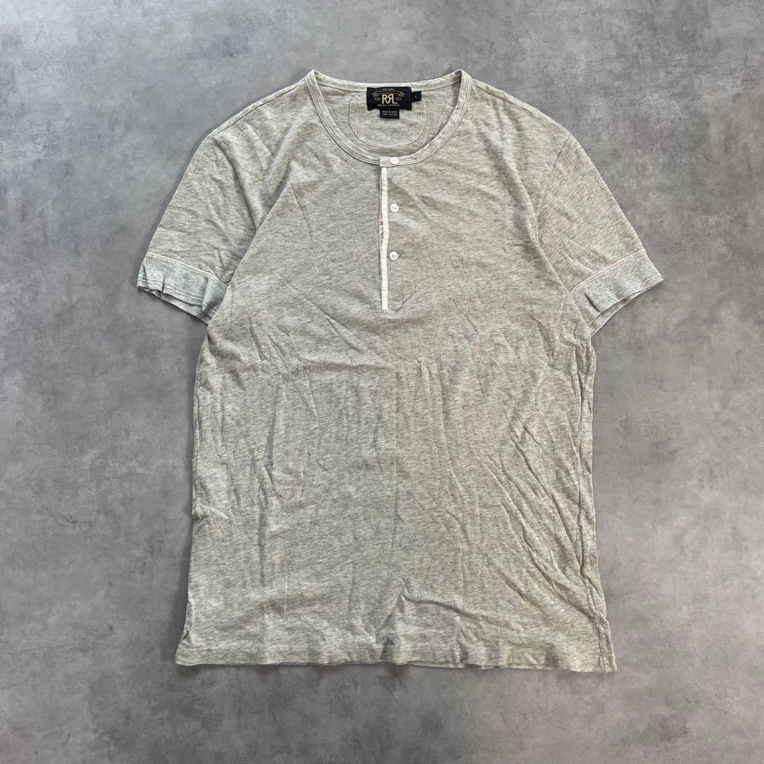希少 RRL ダブルアールエル ヘンリーネック Tシャツ