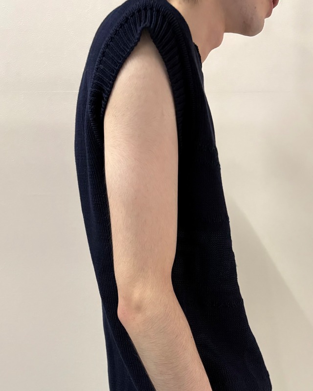 【DIRK BIKKENBERGS】nordic pattern knit vest