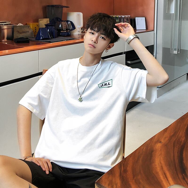 全2色 Tシャツ カットソー プリント カジュアル おしゃれ