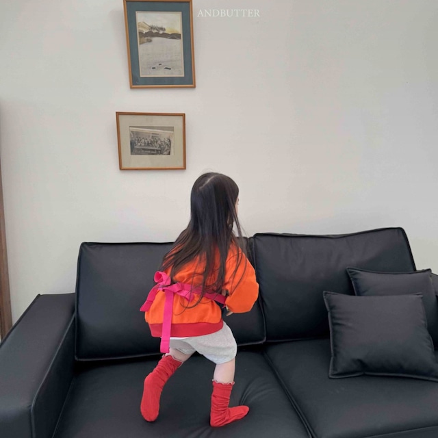 《送料無料》予約:フレンチスウェット【ANDBUTTER】※ジュニアサイズ