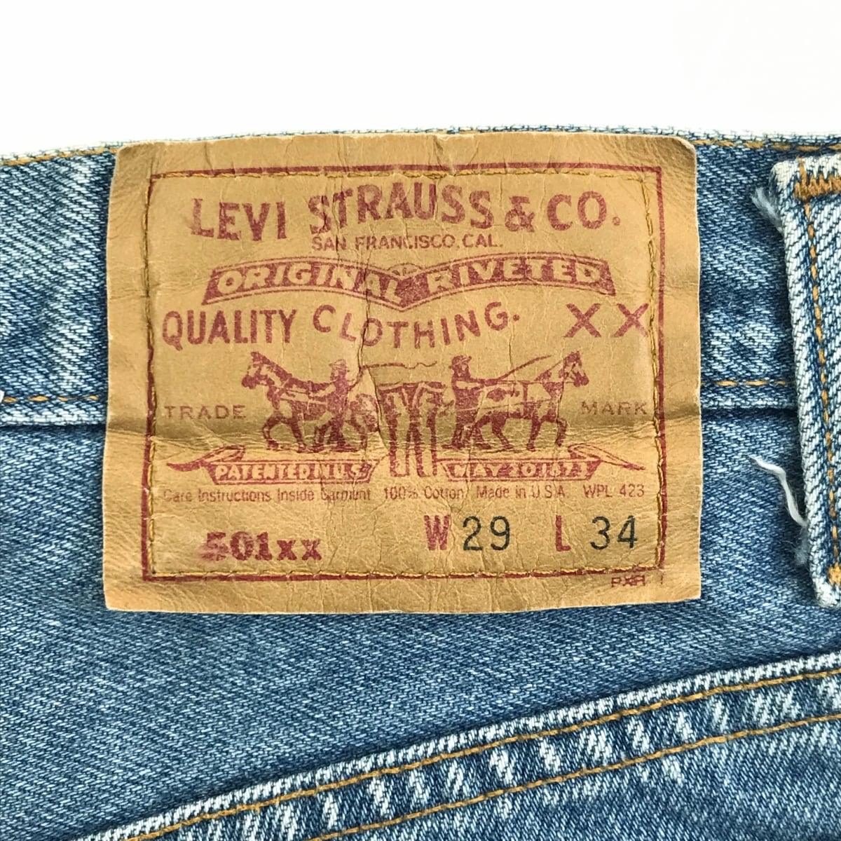 LEVI'S リーバイス 90年代 USA製 501- 0000 サークルR レッドタブ 刻印