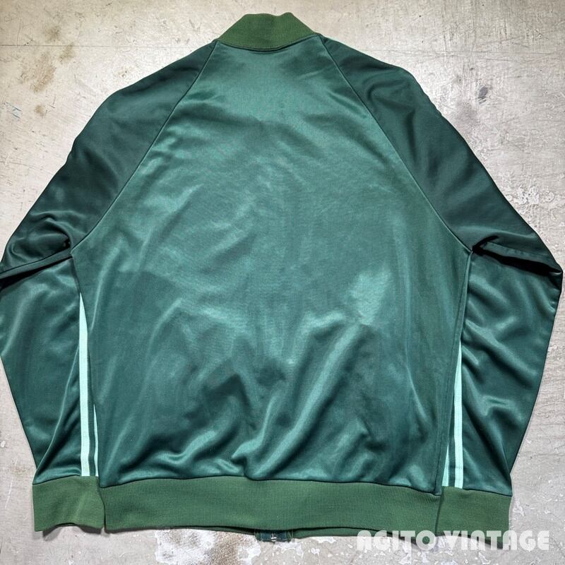 adidas 80s USA製 ATP トラック ジャケット ラグラン グリーン アディダス adidas ATP 80s トラックジャケット ジャージ M緑グリーン