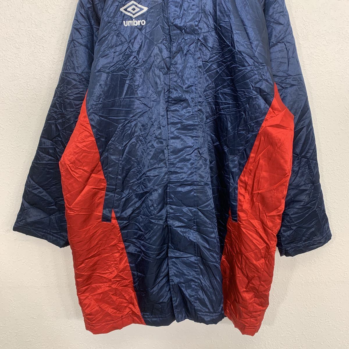 umbro ナイロンジャケット ネイビー バーガンディ