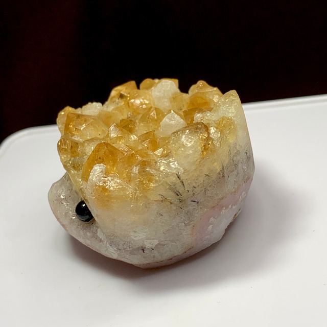 1.シトリンクラスター・ハリネズミ