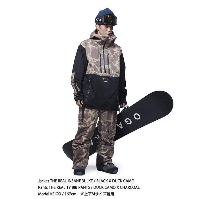 REW 『 REAL INSANE 3L JKT 04 』24-25 GORE-TEX スノーボード ウェア 