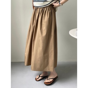 ギャザー フレアロングスカート 10050