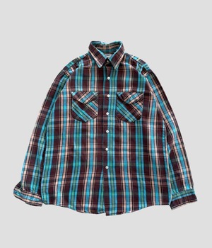 -OSH KOSH- Vintage 80~90s Flannel Check Shirt