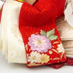№261-06　桃山 刺繍　二人飾り　 カラン　MUKUつまみ細工 平飾りセット thumbnail 19
