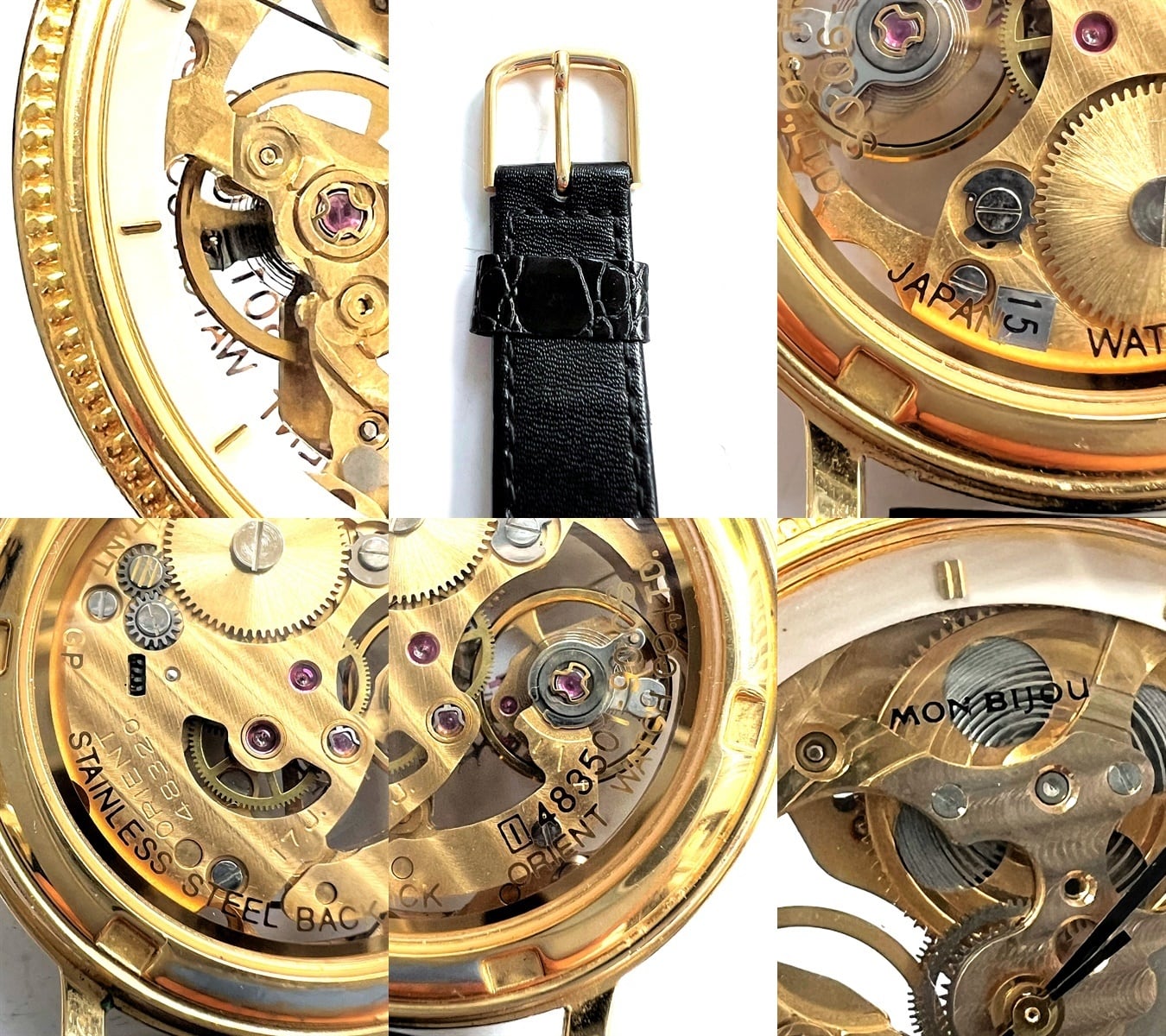 ORIENT オリエント MON BIJOU モンビジュ スケルトン ゴールド ORIENT オリエント MON BIJOU モンビジュ スケルトン ゴールド