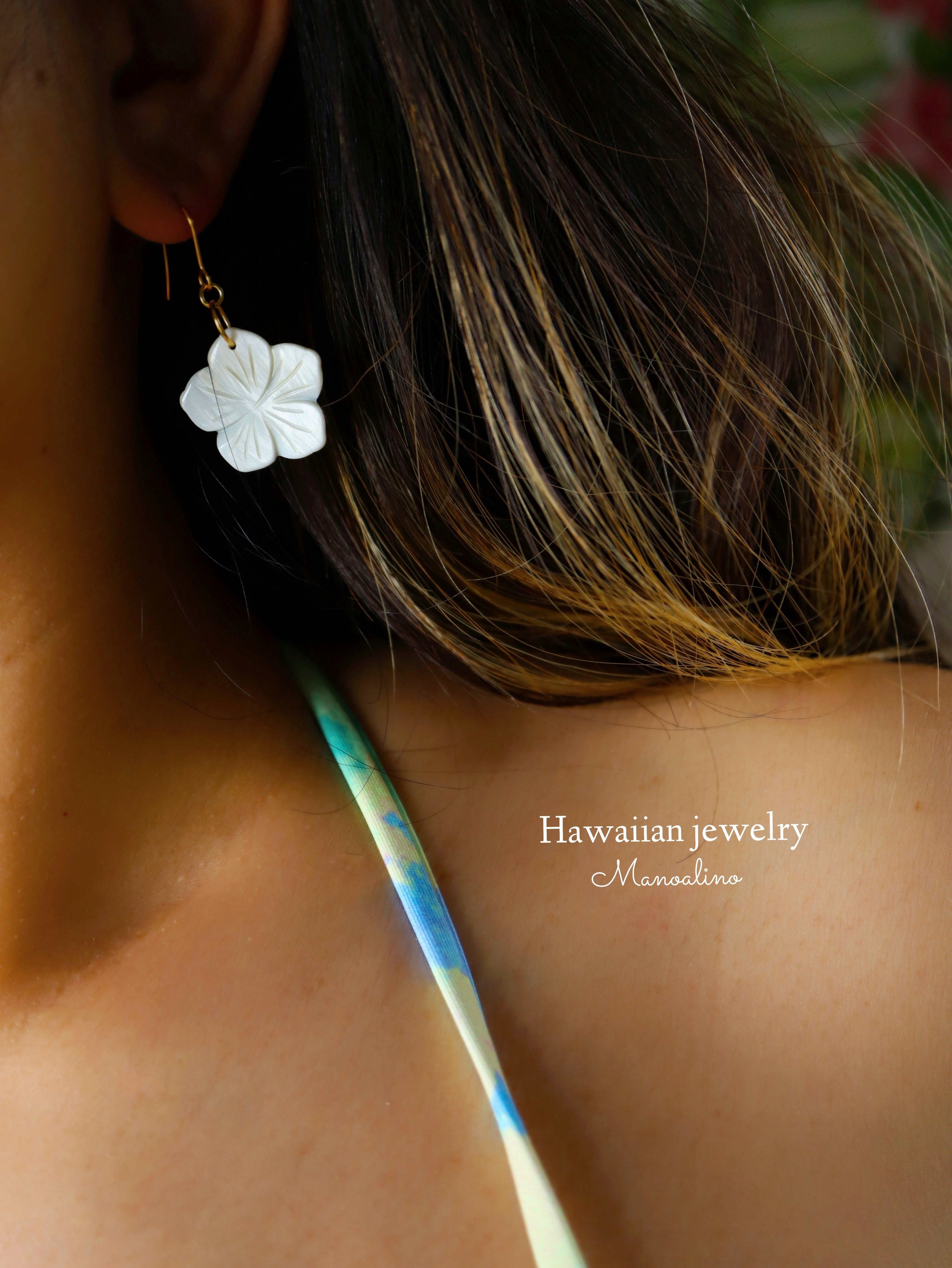 Hawaiian Hibiscus earrings(ハワイアンハイビスカスピアス