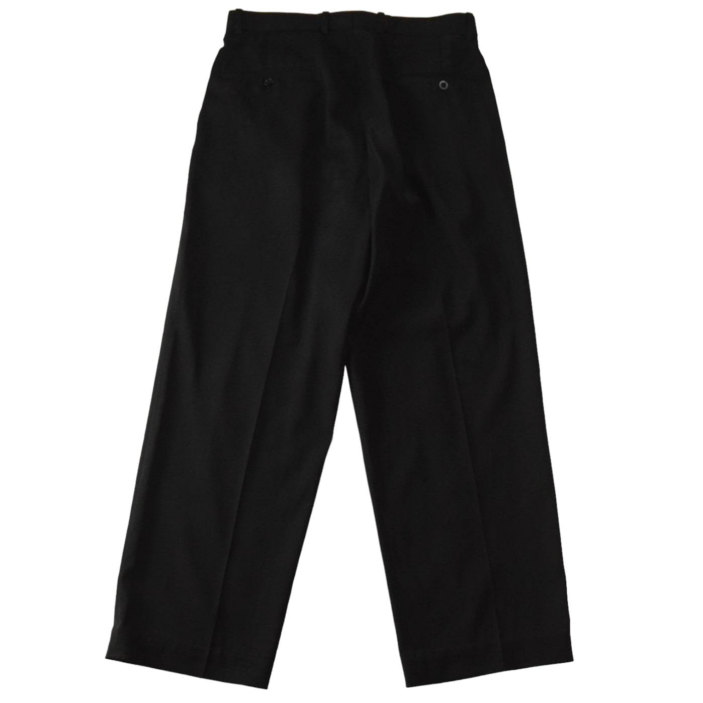 vintage black wide slacks