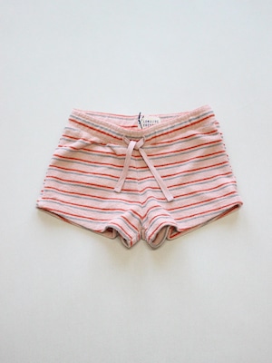 LONGLIVETHEQUEEN　shorts pink stripe terry