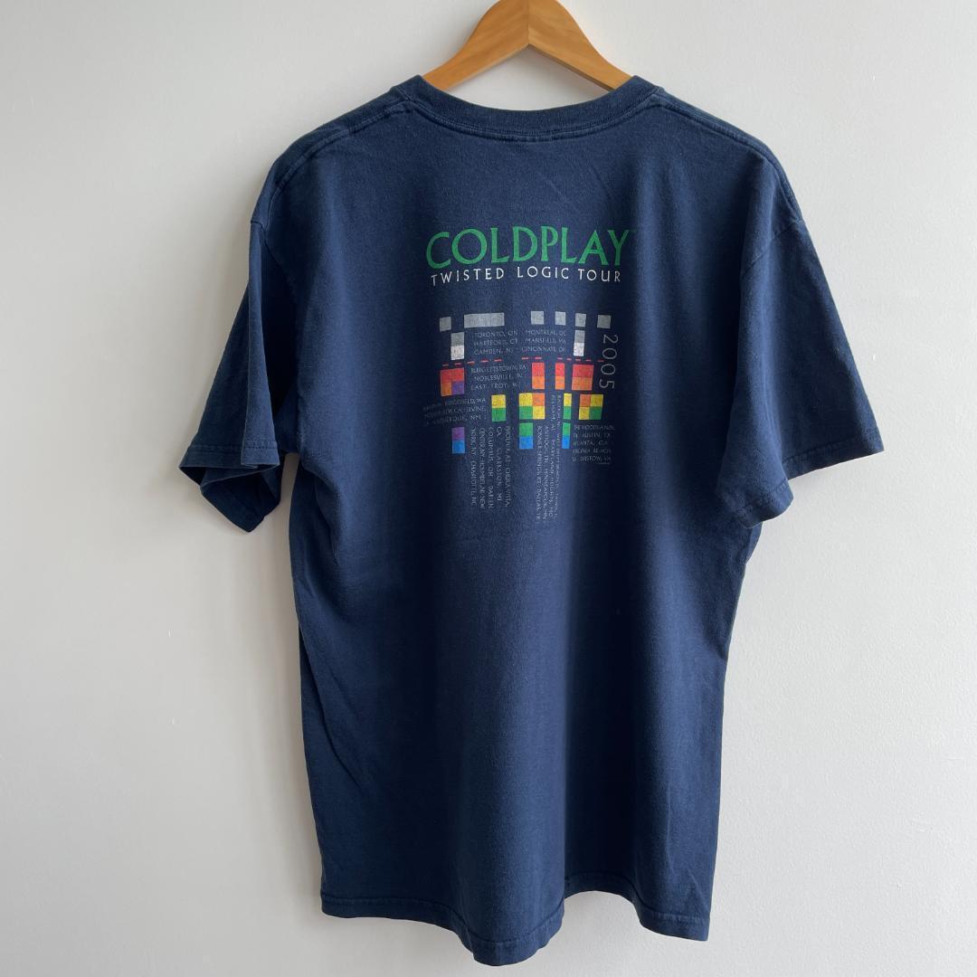GF5 Tシャツ COLDPLAY コールドプレイ ツアー 2005年 Lサイズ | ビンテージ雑貨 家と外で powered by BASE