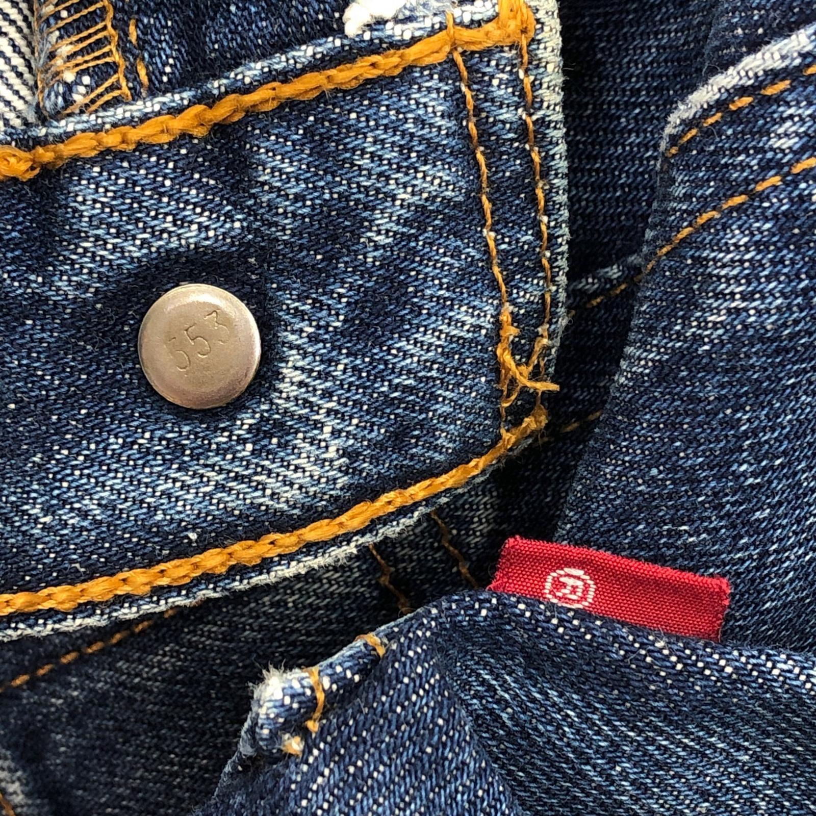 LEVI'S リーバイス 90年代 USA製 501- 0000 ボタン裏 刻印 553 脇割