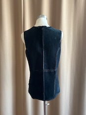 classic mode pigskin vest-5147-2