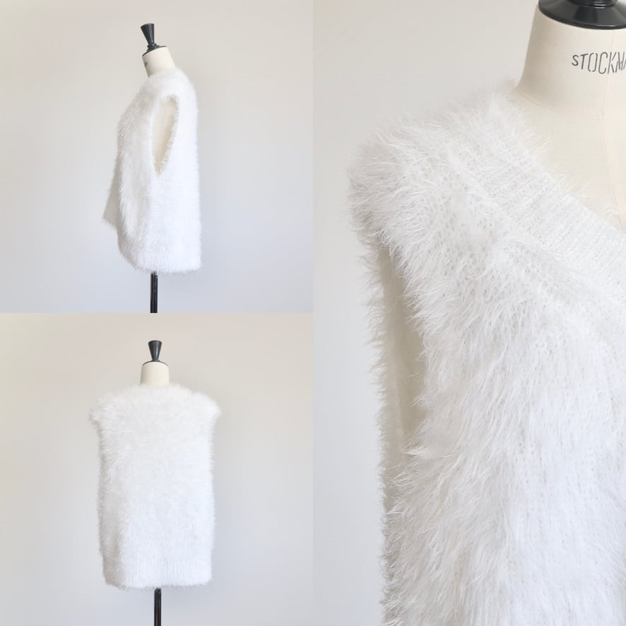 Feather Knit Vest | gypsohila