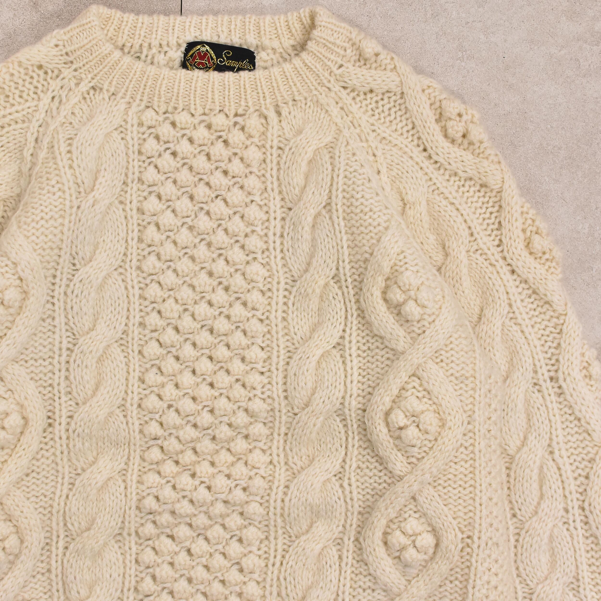 Aran sweater / Fisherman knit