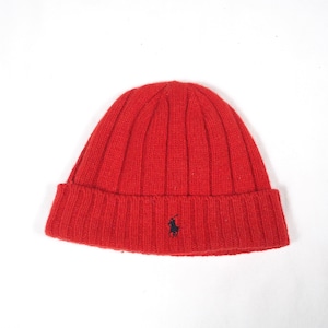 Ralph Lauren wool/rayon knit hat /ポロラルフローレン ニット帽