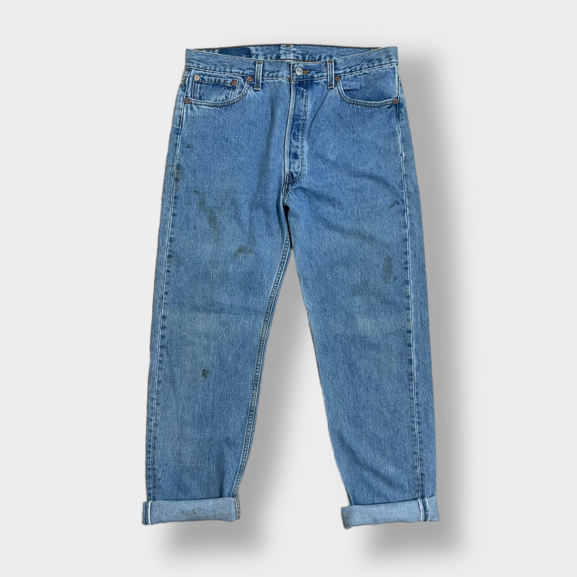 LEVI'S】90s USA製 501 デニム ジーンズ ジーパン W36 L32 ボタン裏