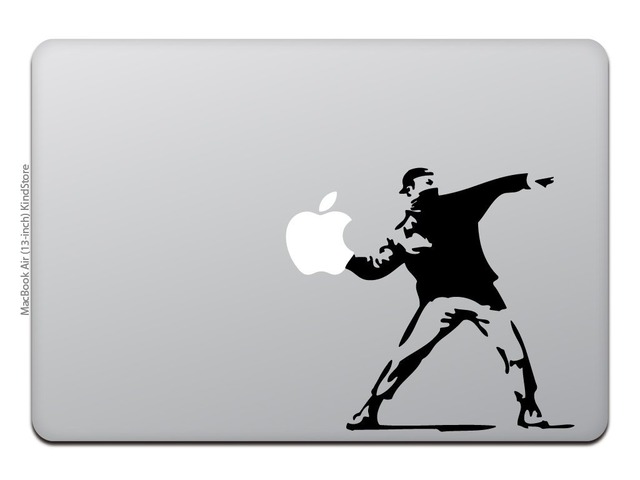 MacBook 対応 アートステッカ Banksy THERE IS ALWAYS HOPE 【並行輸入品】風船の少女