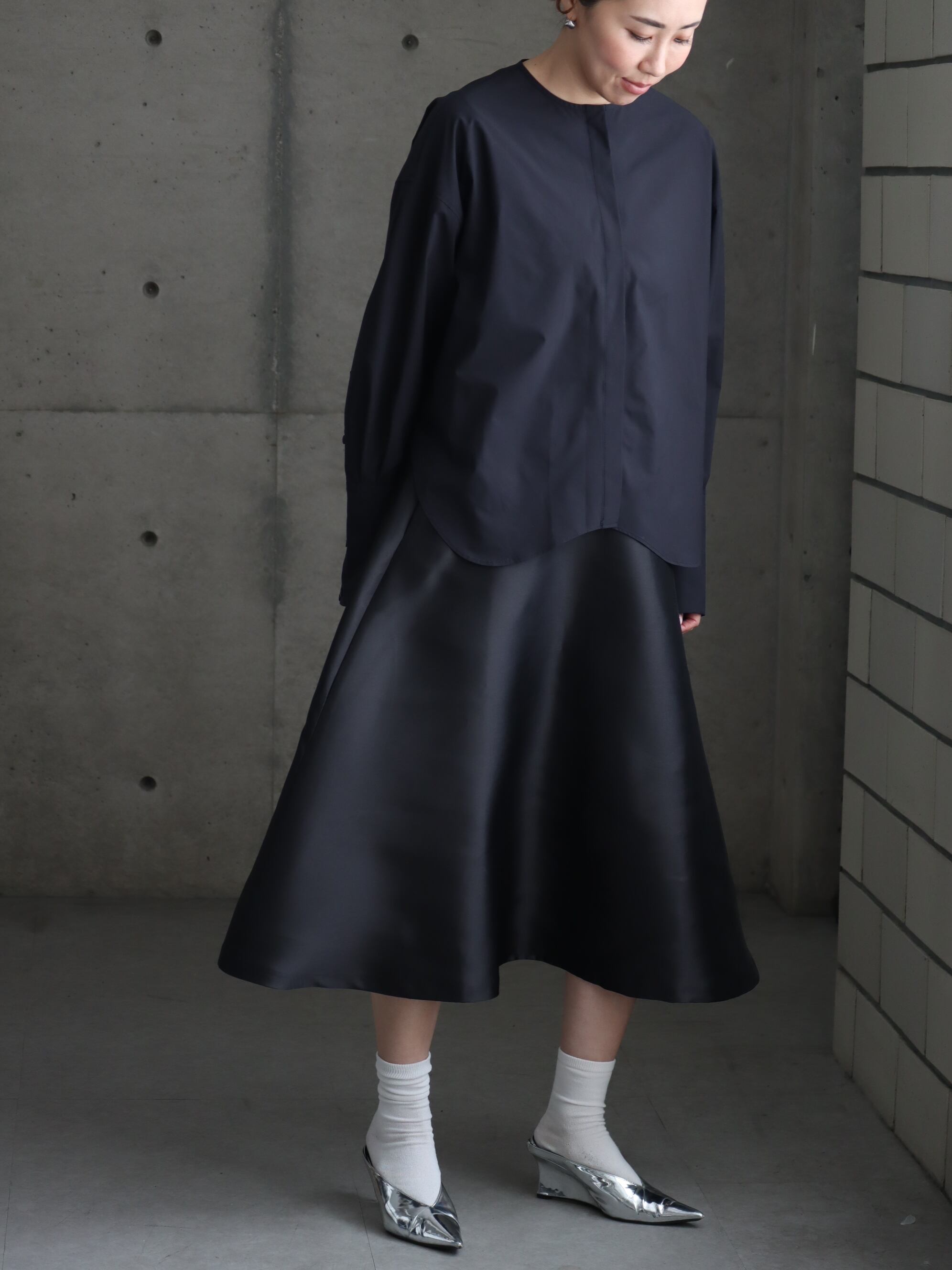 naminami blouse (black) | e L L a
